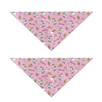 Pink Girly Unicorn Pattern Print Dog Bandana