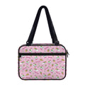 Pink Girly Unicorn Pattern Print Double Strap Bible Bag