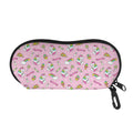Pink Girly Unicorn Pattern Print Glasses Case