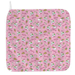 Pink Girly Unicorn Pattern Print Hand Towel