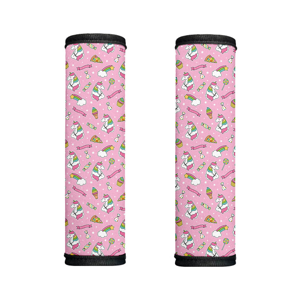 Pink Girly Unicorn Pattern Print Handle Covers