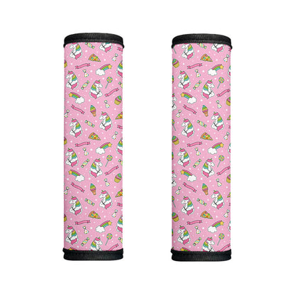 Pink Girly Unicorn Pattern Print Handle Covers