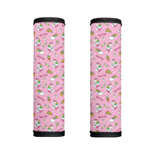 Pink Girly Unicorn Pattern Print Handle Covers