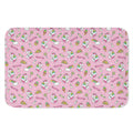 Pink Girly Unicorn Pattern Print Indoor Door Mat