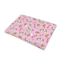 Pink Girly Unicorn Pattern Print Pet Cooling Mat Cover