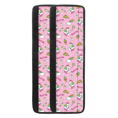 Pink Girly Unicorn Pattern Print Refrigerator Handle Covers