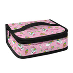 Pink Girly Unicorn Pattern Print Small Lunch Bag