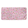 Pink Girly Unicorn Pattern Print Towel