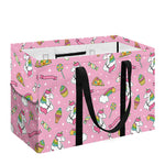 Pink Girly Unicorn Pattern Print Utility Tote Bag