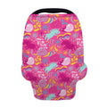 Pink Girly Unicorn Print Baby Seat Cover