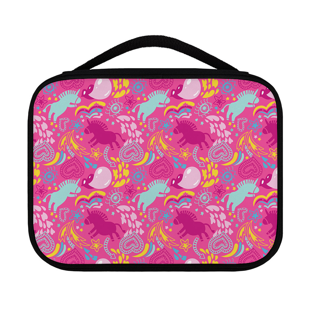 Pink Girly Unicorn Print Classic Bible Case