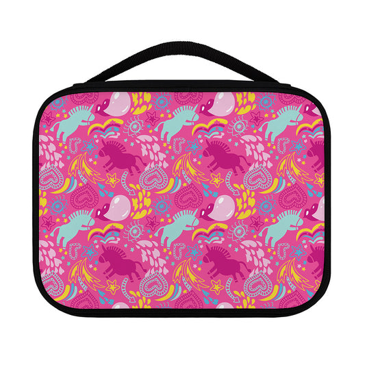 Pink Girly Unicorn Print Classic Bible Case