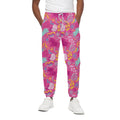 Pink Girly Unicorn Print Cotton Sweatpants