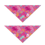 Pink Girly Unicorn Print Dog Bandana
