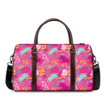 Pink Girly Unicorn Print Duffle Bag