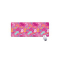 Pink Girly Unicorn Print Extended Mouse Pad