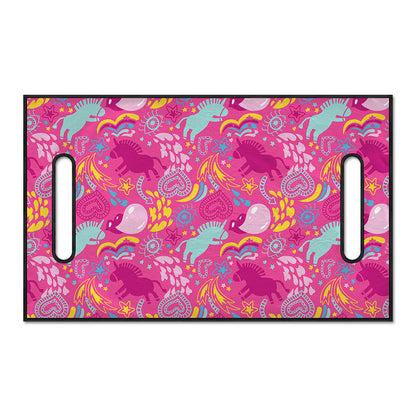 Pink Girly Unicorn Print Golf Cart Seat Cover