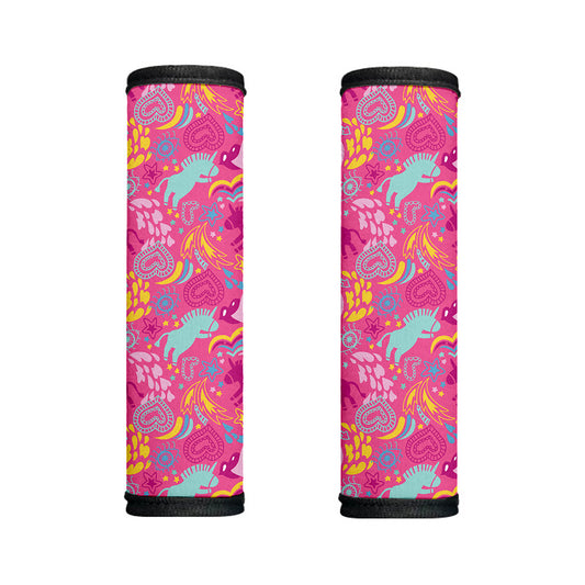 Pink Girly Unicorn Print Handle Covers