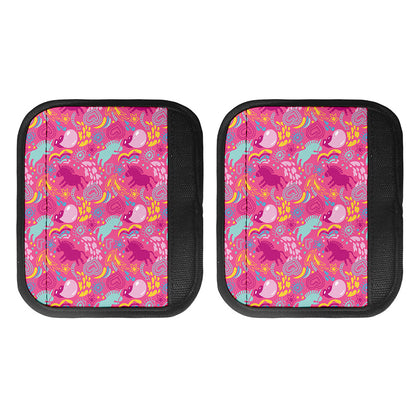 Pink Girly Unicorn Print Handle Covers