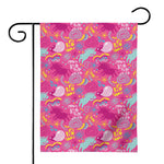 Pink Girly Unicorn Print House Flag
