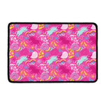 Pink Girly Unicorn Print Kitchen Mat