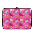Pink Girly Unicorn Print Laptop Sleeve