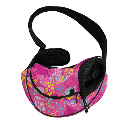 Pink Girly Unicorn Print Pet Sling Carrier