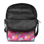 Pink Girly Unicorn Print Rectangular Crossbody Bag