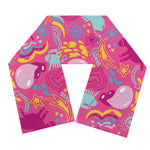 Pink Girly Unicorn Print Scarf