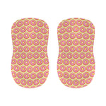 Pink Glazed Donut Pattern Print Bar Stool Covers