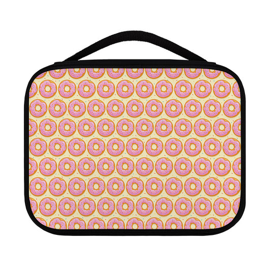 Pink Glazed Donut Pattern Print Classic Bible Case