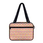 Pink Glazed Donut Pattern Print Double Strap Bible Bag