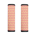 Pink Glazed Donut Pattern Print Handle Covers