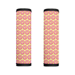 Pink Glazed Donut Pattern Print Handle Covers