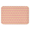 Pink Glazed Donut Pattern Print Indoor Door Mat