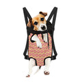 Pink Glazed Donut Pattern Print Pet Carrier Backpack