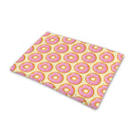 Pink Glazed Donut Pattern Print Pet Cooling Mat Cover