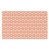 Pink Glazed Donut Pattern Print Polyester Doormat