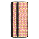Pink Glazed Donut Pattern Print Refrigerator Handle Covers