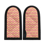 Pink Glazed Donut Pattern Print Skillet Handle Cover