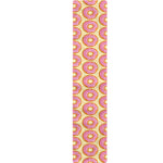 Pink Glazed Donut Pattern Print Table Runner
