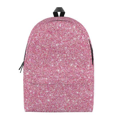 Pink Glitter Artwork Print (NOT Real Glitter) Backpack