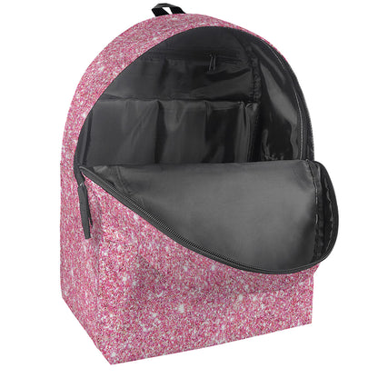 Pink Glitter Artwork Print (NOT Real Glitter) Backpack