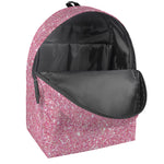 Pink Glitter Artwork Print (NOT Real Glitter) Backpack