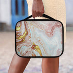 Pink Gold Liquid Marble Print Classic Bible Case