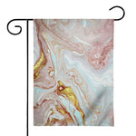 Pink Gold Liquid Marble Print House Flag