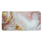 Pink Gold Liquid Marble Print Towel