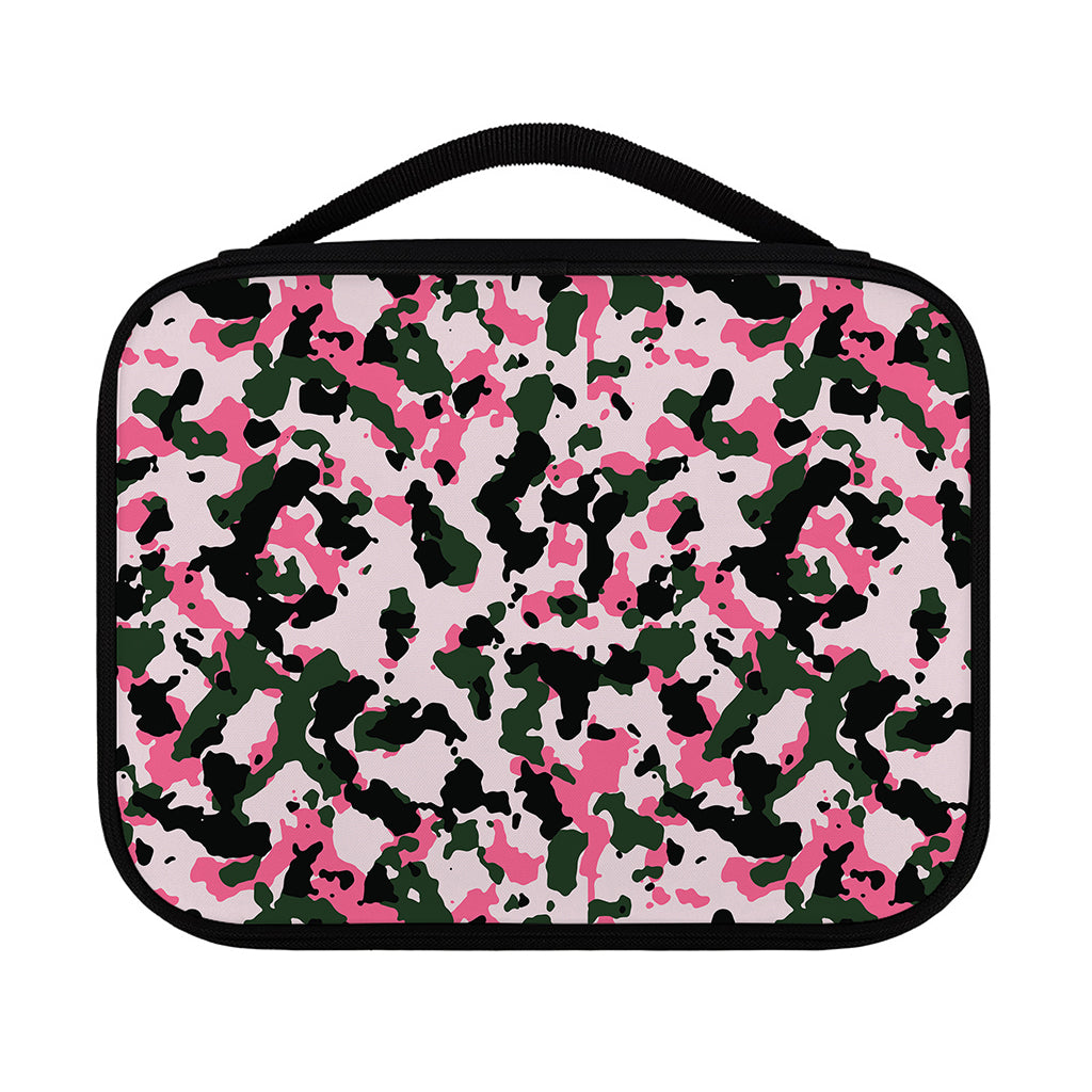 Pink Green And Black Camouflage Print Classic Bible Case