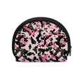 Pink Green And Black Camouflage Print Coin Purse