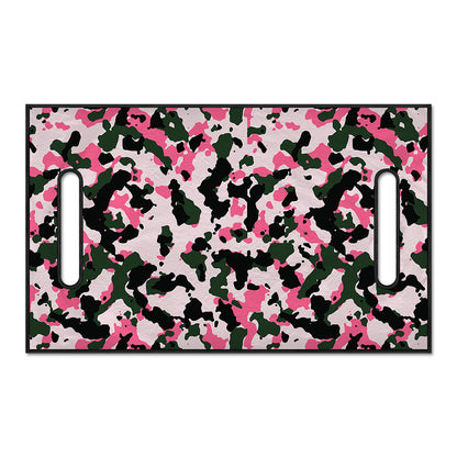 Pink Green And Black Camouflage Print Golf Cart Seat Cover